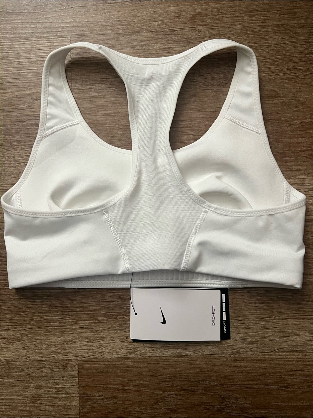 Nike White Racerback Sports Bra - Picture 2 of 3